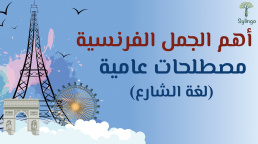 أهم الجمل الفرنسية - مصطلحات عامية - لغة الشارع 1