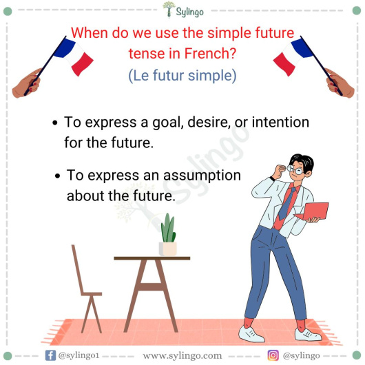 When do we use the simple future tense in French?