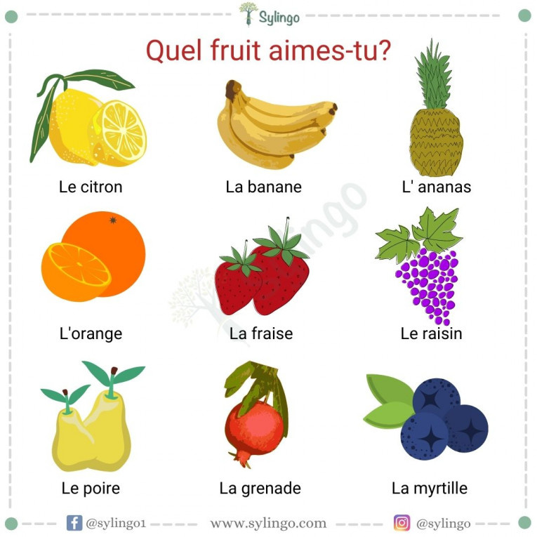 Les fruits