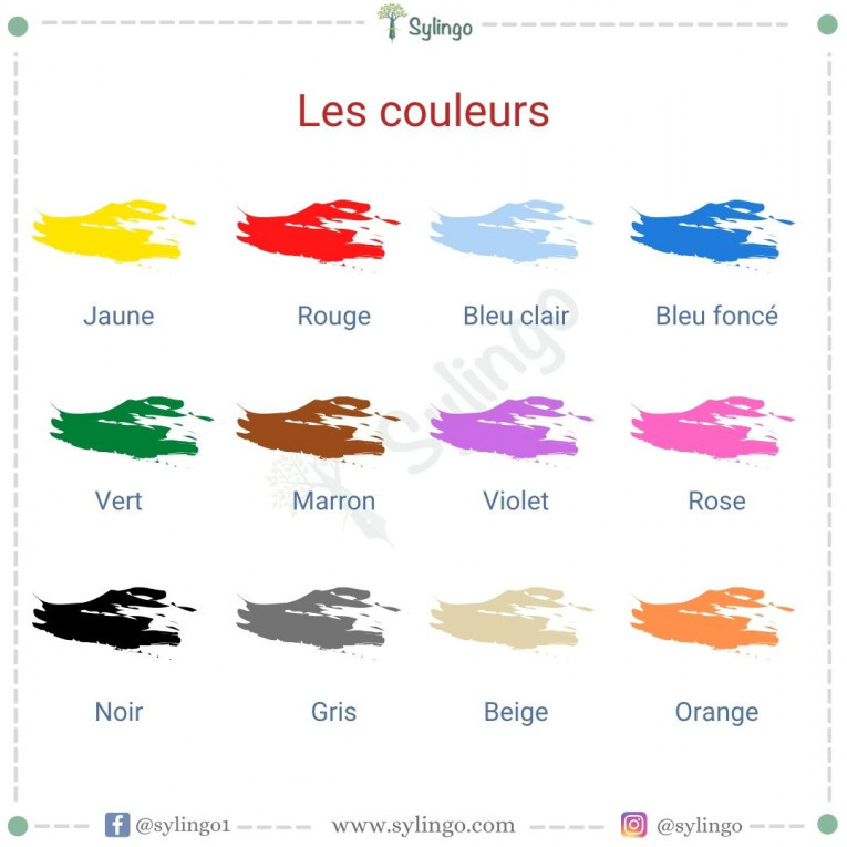 Les couleurs