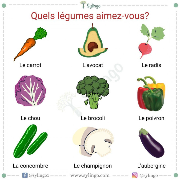 Les légumes